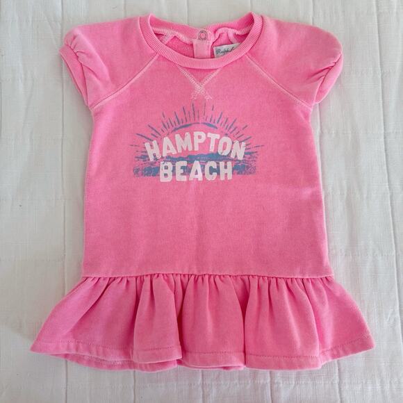 Ralph Lauren Baby‎ Girl Dress Pink Terry 6 Months Hampton Beach - Picture 1 of 5